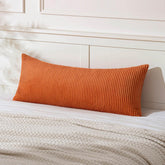 Decorative Long Body Lumbar Throw Pillow Covers Orange 36x14-inch